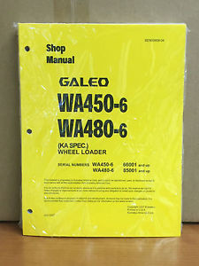 Komatsu Botswana  Galeo WA450-6,WA480-6 (KA Spec.) Wheel Loader Shop Service Repair Manual