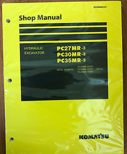 Komatsu Niger  Service PC27MR-3, PC30MR-3, PC35MR-3 Excavator Shop Manual NEW #1