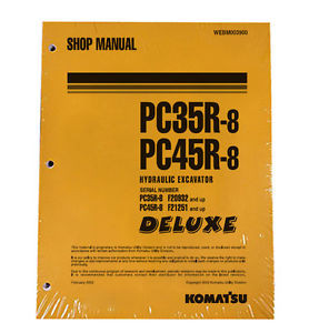 Komatsu Denmark  Service PC35R-8, PC45R-8 Shop Manual #1