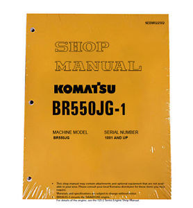 Komatsu Belarus  Service BR550JG-1 Mobile Crusher Repair Manual
