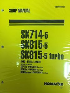 Komatsu Botswana  Service SK714-5, SK815-5, SK815-5 Turbo Manual