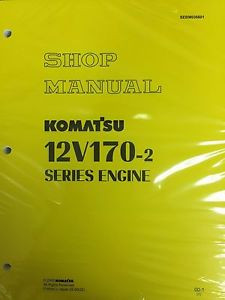 Komatsu Luxembourg  12V170-2  Series Engine Factory Shop Service Repair Manual
