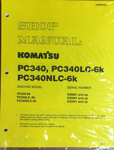 Komatsu Egypt  PC340LC-6K, PC340NLC-6K PC340 Service Manual