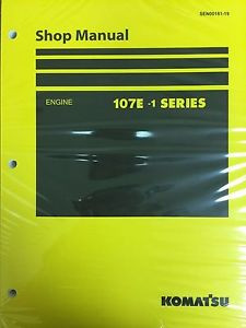 Komatsu Uruguay  107E-1 Series Engine Factory Shop Service Repair Manual