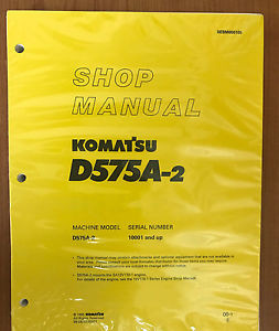 Komatsu Andorra  D575A-2 Service Repair Workshop Printed Manual