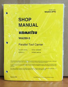 Komatsu Slovenia  WA250-3 Parallel Tool Carrier Wheel Loader Shop Service Repair Manual