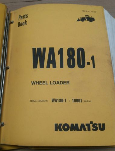 Komatsu Iran  WA180-1 Wheel Loader Parts Book