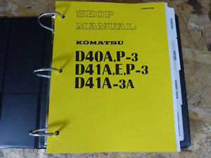 Komatsu Vietnam  D40A,P-3, D41A,E,P-3, D41A-3A Service Manual