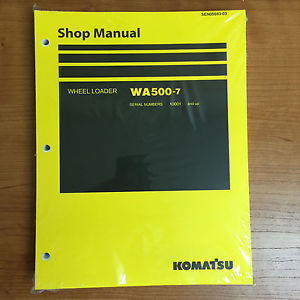 Komatsu Denmark  WA500-7 Wheel Loader Shop Service Repair Manual 10001 and UP
