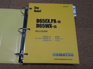 Komatsu Barbuda  D65EX/PX-15, D65WX-15 Dozer Bulldozer Service Shop Repair Manual