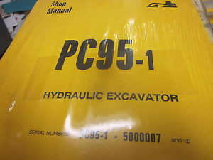 Komatsu Samoa Eastern  PC95-1 Hydraulic Excavator Repair Shop Manual