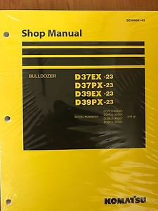 Komatsu Liechtenstein  D39EX-23 D39PX D37EX D37PX Dozer Bulldozer Shop Repair Service Manual