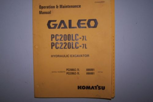 Komatsu Denmark  PC200LC-7L Operation and Maintenance Manual