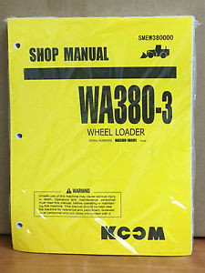 Komatsu France  WA380-3 Wheel Loader Shop Service Repair Manual (10001 & up)