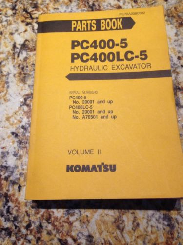 Komatsu Niger  PC400-5, PC400LC-5 Hydraulic Excavator Volume II