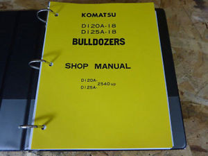 Komatsu Barbados  D120A-18 & D125A-18 Bulldozer Service Manual