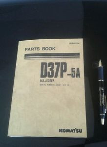 Komatsu Ethiopia  D37P-5A BULLDOZER PARTS BOOK Serial numbers 3661 and up   PEPB001504