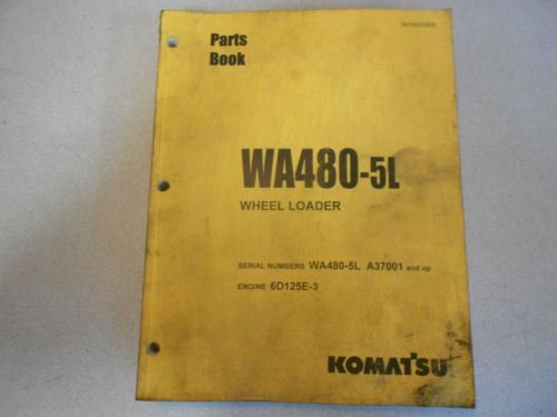 KOMATSU, Niger  WA 480-5L Wheel Loader Parts Book
