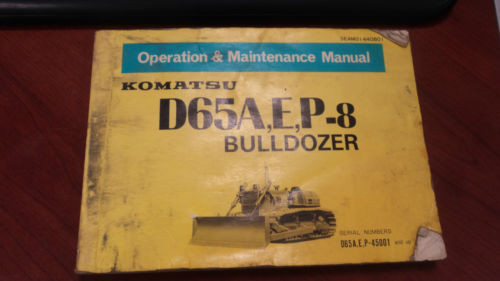 Komatsu Gambia  Operation & Maintenance ManualD65A,E,P-8 Bulldozer