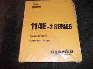 Komatsu Gibraltar  114E 2 series diesel engine shop manual