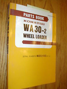 Komatsu Guinea  WA30-2 PARTS MANUAL BOOK CATALOG WHEEL LOADER PEPB03620202 GUIDE LIST