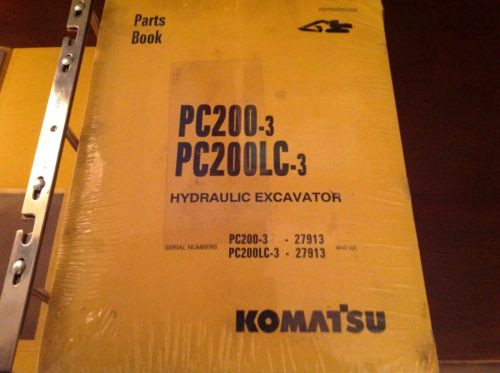 Komatsu France  Excavator PC200-3/PC200LC-3 Parts Book
