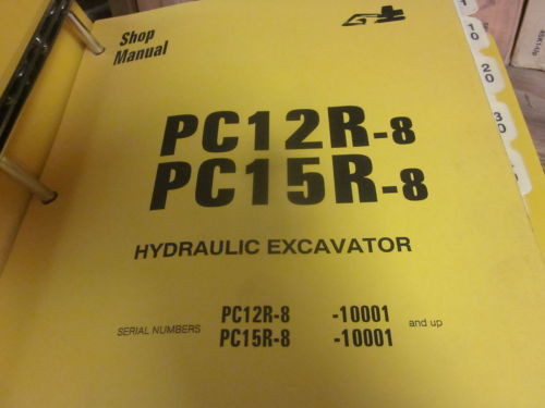 Komatsu Botswana  PC12R-8 PC15R-8 Hydraulic Excavator Repair Shop Manual