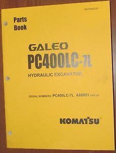 PARTS Niger  MANUAL FOR PC400LC-7L SERIAL A86000 AND UP KOMATSU CRAWLER EXCAVATOR