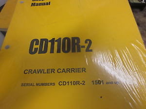 Komatsu United States of America  CD110R-2 Crawler Carrier Shop Manual s/n 1501 & Up