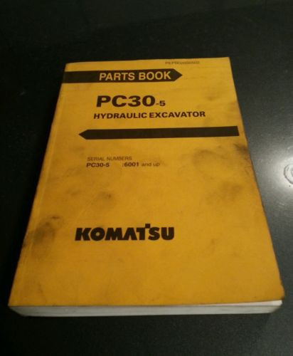 KOMATSU Argentina  PC30-5 HYDRAULIC EXCAVATOR PARTS BOOK PEPB020S0502