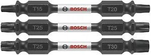 Bosch Impact Tough Screwdriver Bit Set 2-1/2-In Square Double-Ended Bit Set