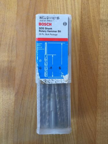 Bosch HC2011B25 25-Piece 3/16 In. x 6 In. SDS Shank Rotary Hammer Bits