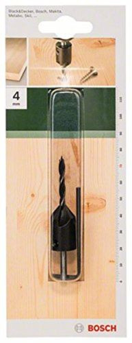 Bosch 2609255217 Wood Drill Bit with 90 Degree Countersink/ Diameter 4mm NEW