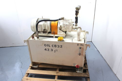 Daikin 5hp Hydraulic Unit V38A2R-95 Piston Pump 423 Gallon Tank Press Comp