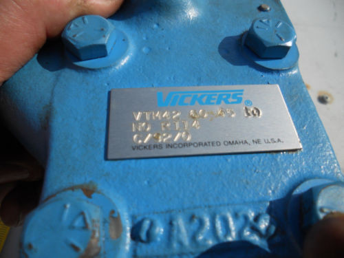 VICKERS Belarus  VTM42 60 55 10 NO R114 Origin OLD STOCK Hydraulic Pump