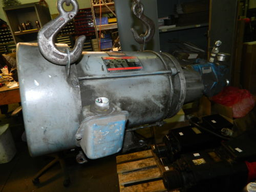 10 Uruguay  HP AC Motor w/ Vickers Hydraulic Pump, VQ10-A2R-SE15-20-C21-12, Used