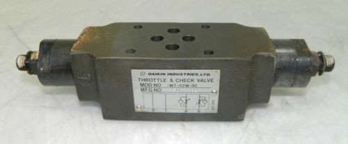 Daikin Throttle amp; Check Valve, MT-02W-50, USED, WARRANTY