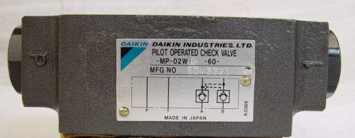Hydraulic check valve Daikin MP-02W-20-60 , Pilot