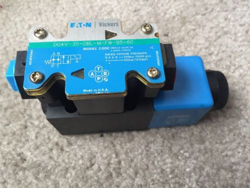 EATON Russia  VICKERS DG4V-3S-OBL-M-FW-B5-60 HYDRAULIC DIRECTIONAL VALVE 120 VAC COIL