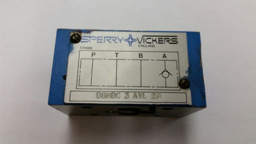 Sperry Slovenia  Vickers Hydraulic Check Valve DGMDC-3 AYL 20