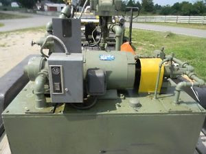 75 Honduras  hp dual acting hydraulic pump package 3000 psi Vickers pumps all control