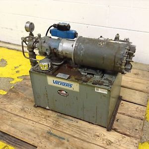 Vickers United States of America  Hydraulic Power Pack 89J-94004-V7 Used #75076