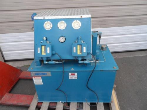 Vickers/Motion Brazil  Industries Hydraulic Unit With Tank And Gauges 75HP, Max PSI 116