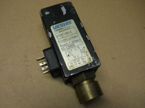 VICKERS Botswana  ST307-150-S HYDRAULIC PRESSURE SWITCH 290-2100PSI USED WORKING CONDITION