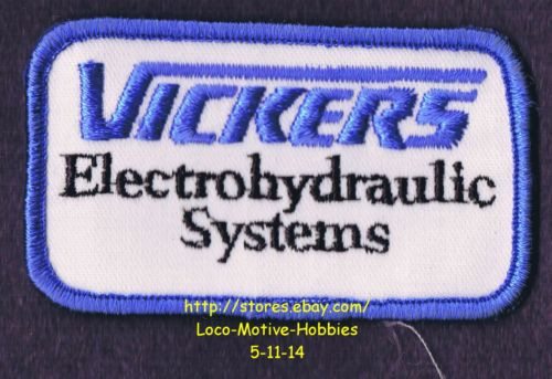 LMH Egypt  PATCH Badge  VICKERS ELECTROHYDRAULIC SYSTEMS  Electro Hydraulic  EATON Logo