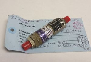 Sperry Laos  Vickers Aircraft Hydraulic Relief Valve HR6B9-002-GB3