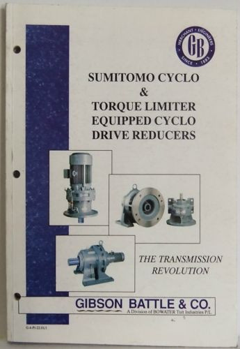 Transmission sumitomo cyclo motor drive reducers product manual spec