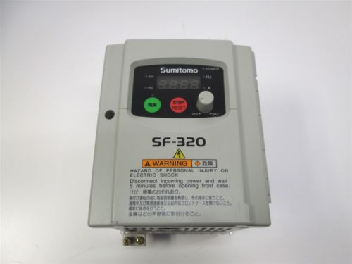 Sumitomo SF3204-A40-W 3 Phase AC Motor Drive Inverter VFD SF-320, 1/2HP 380/460V