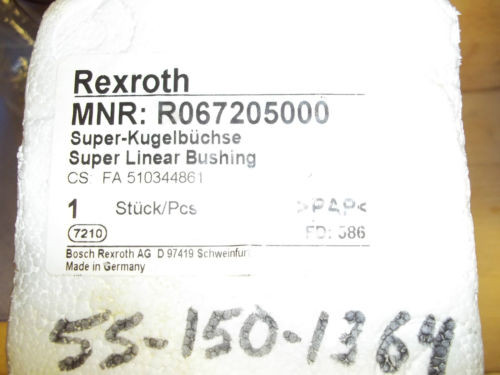 Origin REXROTH SUPER LINEAR BUSHING MNR:R0672050000