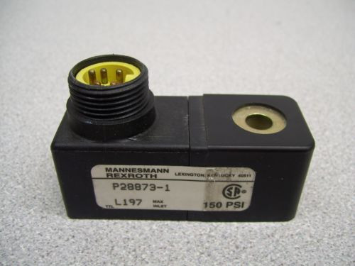 MX-394 MANNESMANN REXROTH P28873-1 SOLENOID LOT OF 3